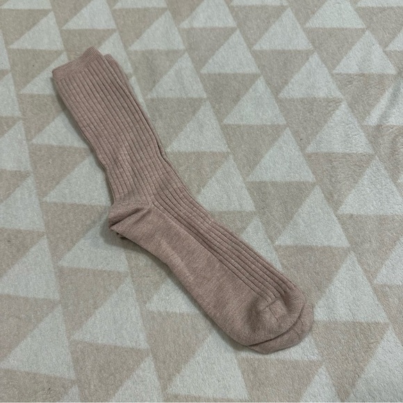 NWOT j crew ribbed socks beige khaki - Picture 1 of 1